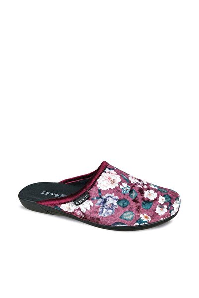 Ceyo Kadın Bordo Terlik 9866-43