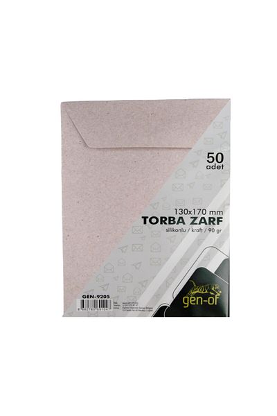 Gen-Of Bag Envelope 13x17 Kraft 90 Gr Silicone 100 Pieces