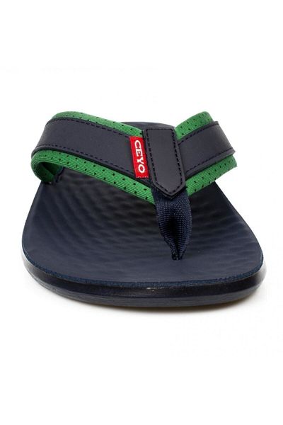 Ceyo Navy Blue Men's Slippers