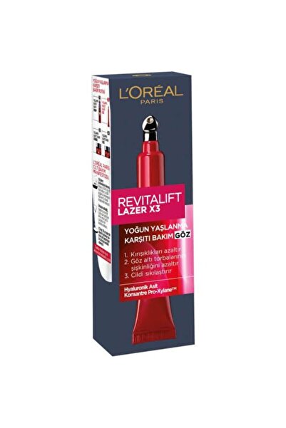 L'Oreal Paris Revitalift Lazer X3 Yoğun Yaşlanma Karşıtı Bakım Göz
