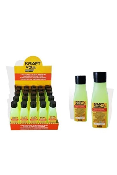 Kraftvoll Cam Yıkama Suyu / Araç Camı Temizleme Sabunu / 25 Adet Parfümlü