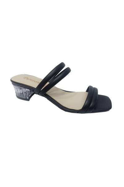 PUNZONİ Γυναικείες παντόφλες Rüya 522 με 4 λουράκια και διάφανο τακούνι