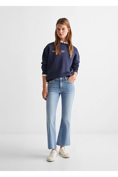 MANGO Woman Blugi Fete Culoarea Denim - Mediu67180634