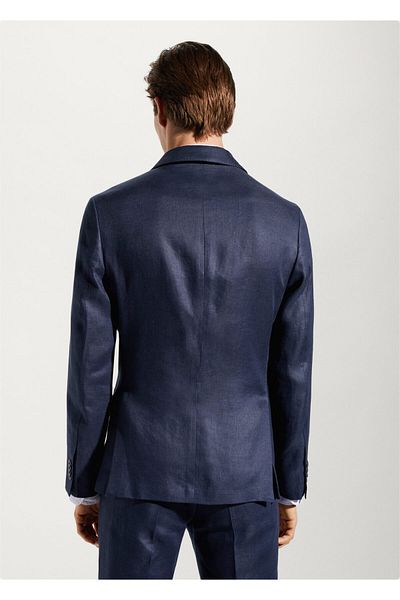 MANGO Pánská bunda navy modré sako -57105502