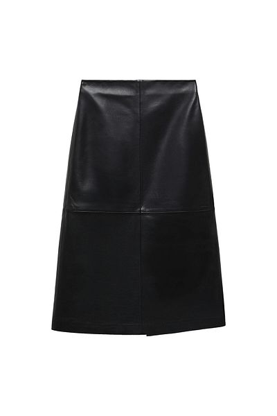 MANGO Woman Women's Black Skirt - Model57085985
