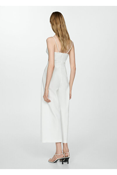 MANGO Woman Beyaz Kadın  Tulum 57078268