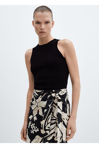 MANGO Black Women's Skirt -67047120