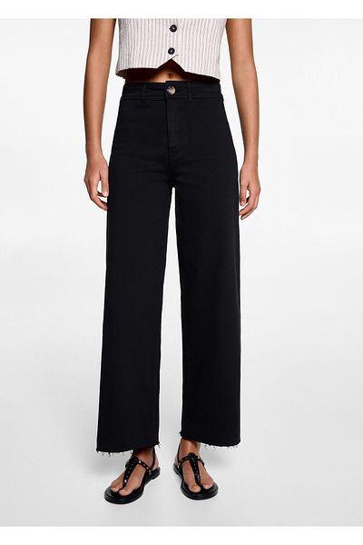 MANGO Woman Girl's Black Jeans -67160653