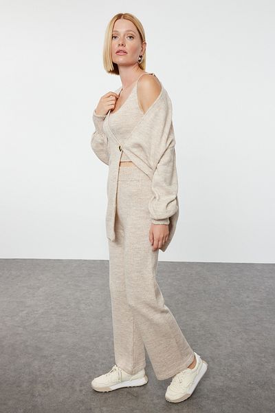 Trendyol Collection Széles szabású, puha textúrájú 3 részes kötöttáru szett - TWOAW24AU00015