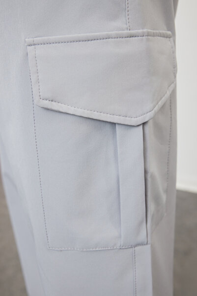 Trendyol Collection Παντελόνι Cargo Color Stone με Τεχνικό Ύφασμα - TMNAW25PL00003