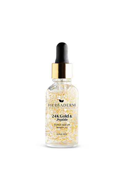 Herbaderm Süperserum 24k Gold Kırşıklık Karşıtı 30ml + Gözenek Karsıtı 30 Ml Ve Saf Vitamin C 30ml