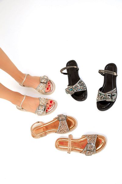 SOHO 19428 Model Silver Women's Sandals