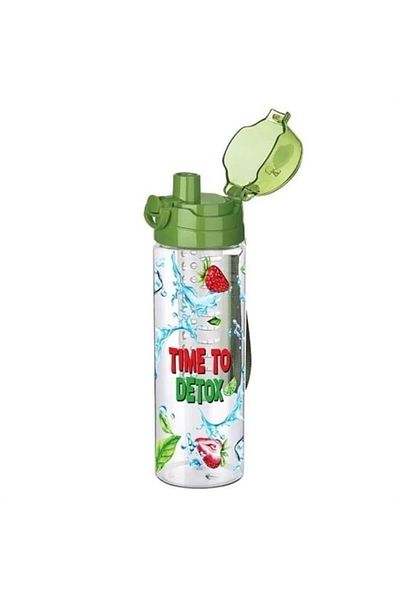 Buffer Easy Portable Detox Sports Diet Bottle - With Strainer and Lock (4462)