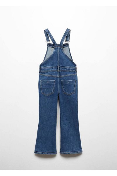 MANGO Kids Langer Jeans-Jumpsuit – Relaxed Fit
