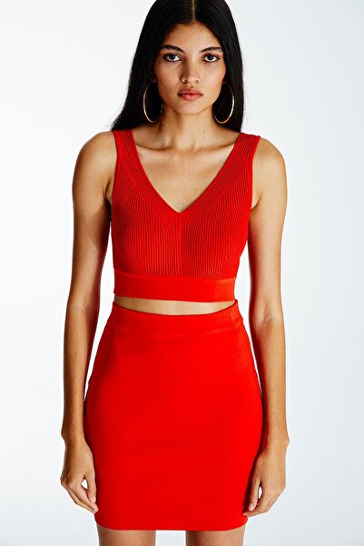 Rue Studio V-подібний виріз, трикотажний топ з квітковим принтом