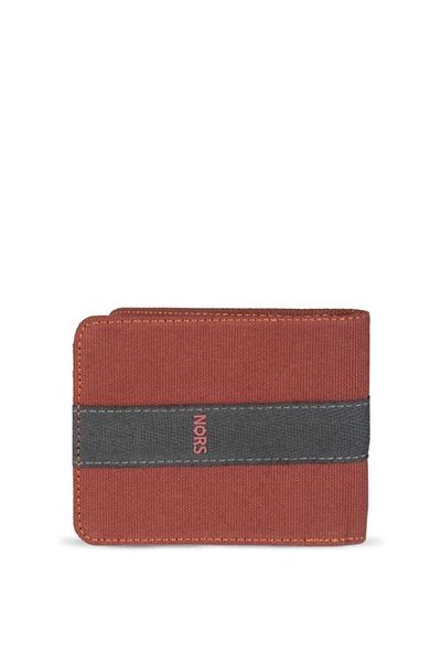 Nors Unisex Brick Color Wallet - Hidden