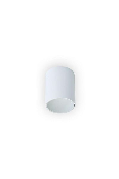 LIGHTMORE Round Spot White Luminaire - Gu10 Lampholder, Chrome Inner Finish