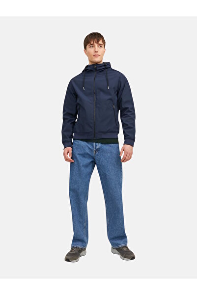 Jack & Jones Softshell Jacke - Kapuze, Reißverschluss Und Reißverschlusstaschen Basic Model