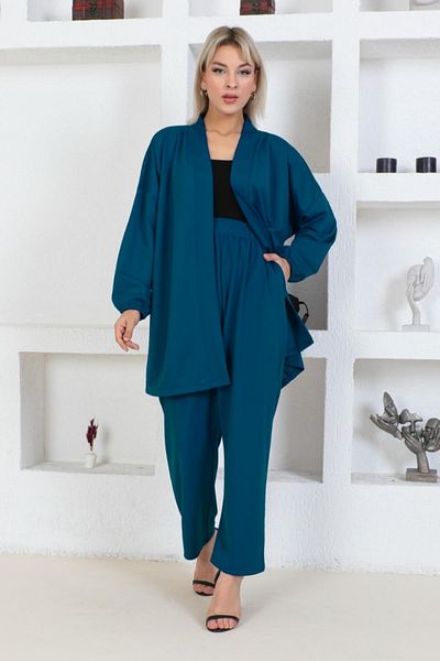 MAY MARA Plus Size Crepe Set - With Jacket and Pants