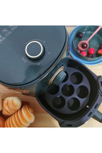 Buffer 7 Compartment Silicone Muffin Cupcake Airfryer - Cake and Donut Baking Mold (hobicity)