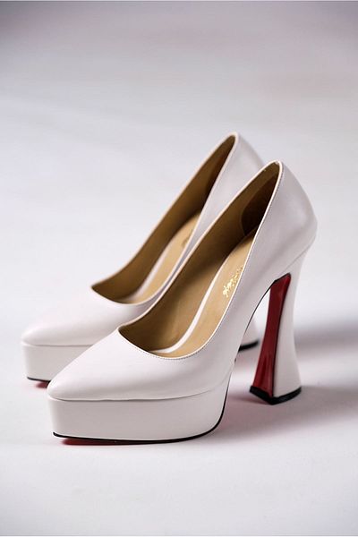Ayakkabı Ateşi White Skin Special Design Platform Women's Shoes Mila