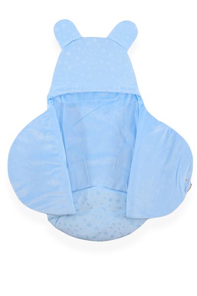 Bebitof Crescent Star Patterned Baby Swaddle and Blanket