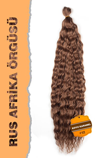 TAM TARZ Ρωσικό Afro Wave - Μαλλιά, Σκούρο Καραμέλα, Κωδικός Χρώματος 12 #