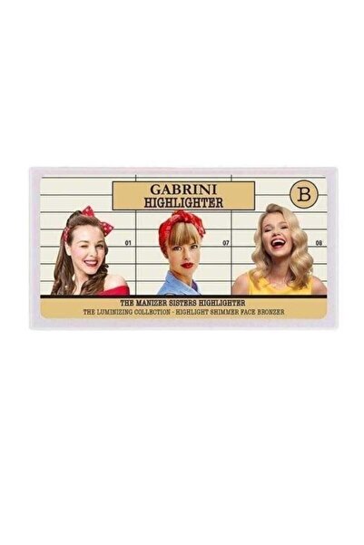 Quuulcom Gabrini 3'lü Aydınlatıcı Paleti - Highlighter B