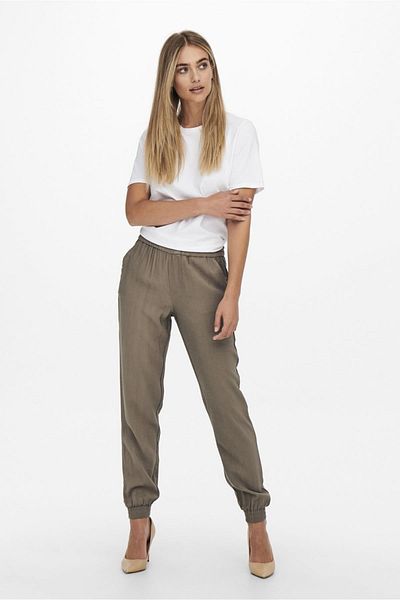 ONLY Onlkelda-emery Mw Pull-up-Hose Pnt Noos S.coffee