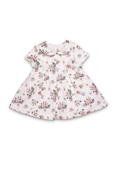 Babydola Spring Flowers Patterned Girl's Dress Set of 5 with Gift Box 11725