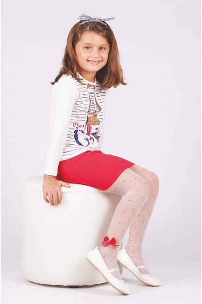 Daymod Çağla Children's Pantyhose with Bow Accessories