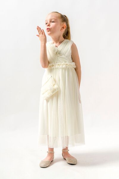 DFN KRUVAZE YAKA ABİYE ELBİSE