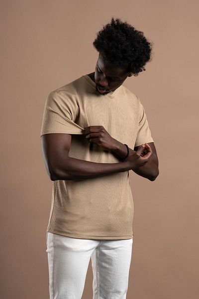 FBI Μπλούζα Lycra Regular Fit ριγέ Τ-shirt