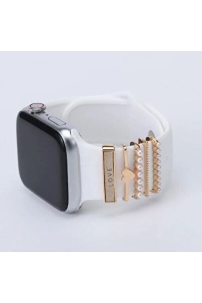 W wopiece Apple Watch Love Rose Gold Charm Akıllı Saat Kordon Süsü