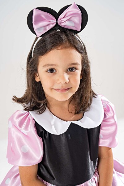 YAĞMUR KOStütüM Minnie Pembe Renk Taç