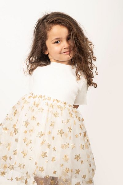 Alingo Girl's Glitter Detailed Tutu Dress