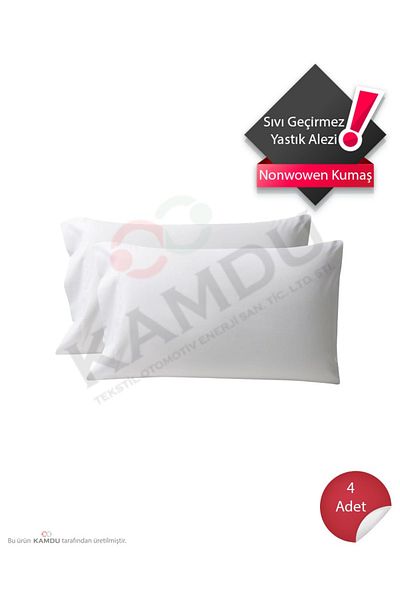 Peshqir 4-Piece Non-Woven Pillow Mattress - Liquid-Proof, Breathable, 50X90 Patient Cover