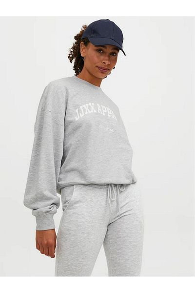 Jack & Jones 12248650 Jxriley Reg Ls Crew Hanorac pentru femei