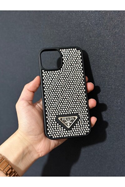 HYPERSOFT Iphone 14 Plus (6.7 inç) Uyumlu Parlak Pırlanta Taşlı Elmas Pullu P...