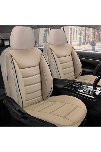 Esin Nove مجموعة كاملة من أغطية مقاعد السيارة الجلدية الفاخرة المتوافقة مع Fi...