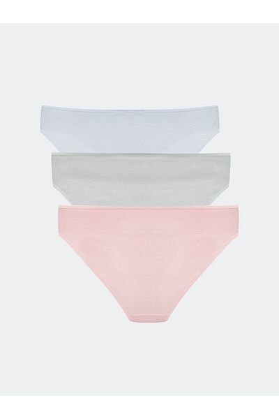 LC Waikiki LCW Bedrucktes Bikini-Höschen – 3er-Pack