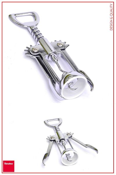 Metaltex Winged Chrome Corkscrew