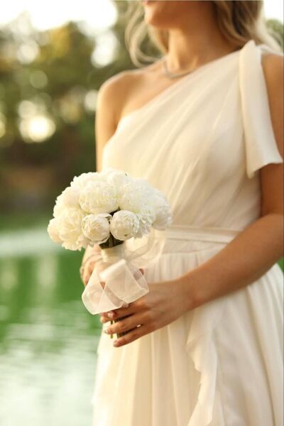 Luvienn Yeni Sezon Erengül Gelin Buketi- Beyaz Gelin Çiçeği-damat Yaka Çiçeği...