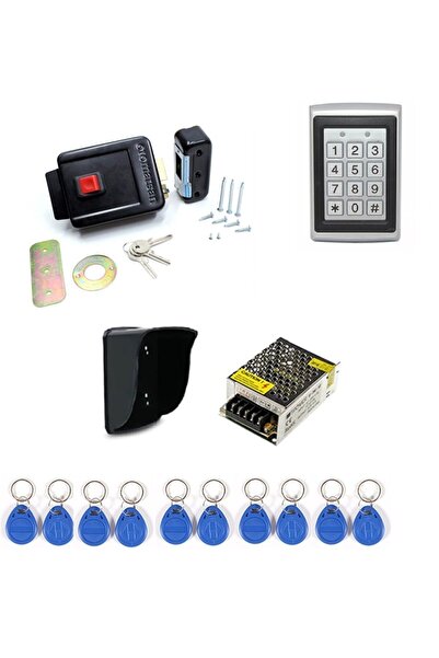 SONEX Metal RFID Şifreli Kapı Kilidi Seti – Apartman Dış Kapı Otomatı Uyumlu, 2000 Kullanıcı