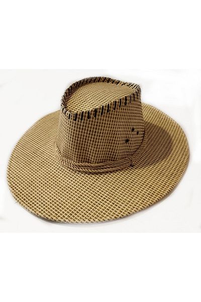 Betülce New Season Large Model Mink Color Straw Cowboy Hat