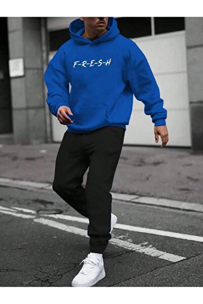 DAXİS Sportwear Company Σετ φόρμας Unisex Printed - Φούτερ με κουκούλα και Jo...