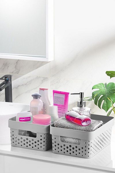 Nandy Home 7 Pieces - Cornered Penta Basket, Multi-Purpose Organizer