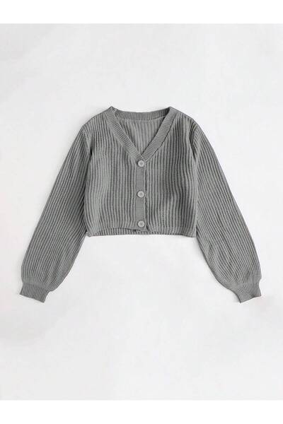 ATEMODAA Knitwear Women's Cardigan - Buttoned Design