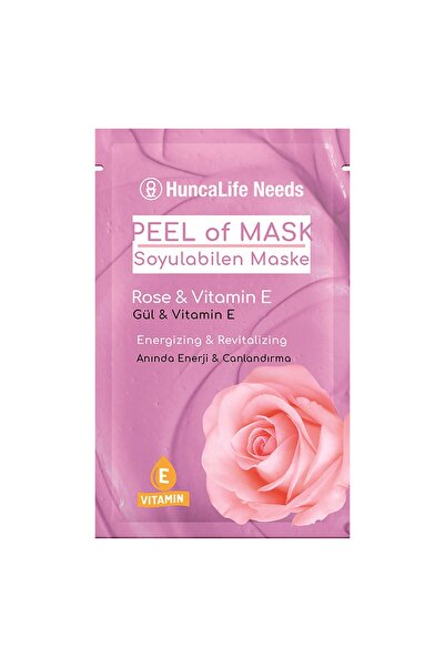 Huncalife Needs Gül Ve Vitamin E Içeren Soyulabilen Yüz Maskesi 10 ml
