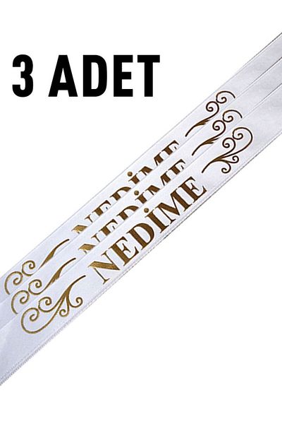 imzatasarım White Bridesmaid Ribbon Bridesmaid Oversleeve Ribbon Henna Night Wedding Supplies – Ribbon